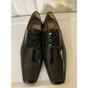 Yensa  Men’s Sz 10‎ Dress Shoes Black LACE UP OXFORDS